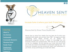 Tablet Screenshot of heavensentservices.com